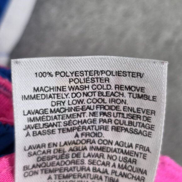 Womens Adidas Blue Pink White Climalite Shorts Athletic Polyester 4" Inseam M - Picture 5 of 13